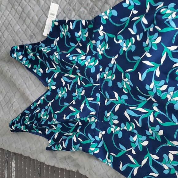 Draper James blue floral dress size 10 NWT - Picture 5 of 8